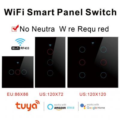 Tuya wifi touch smart switch + RF433