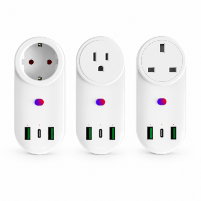 Tuya WiFi Smart Socket with 65W GaN Fast Charging