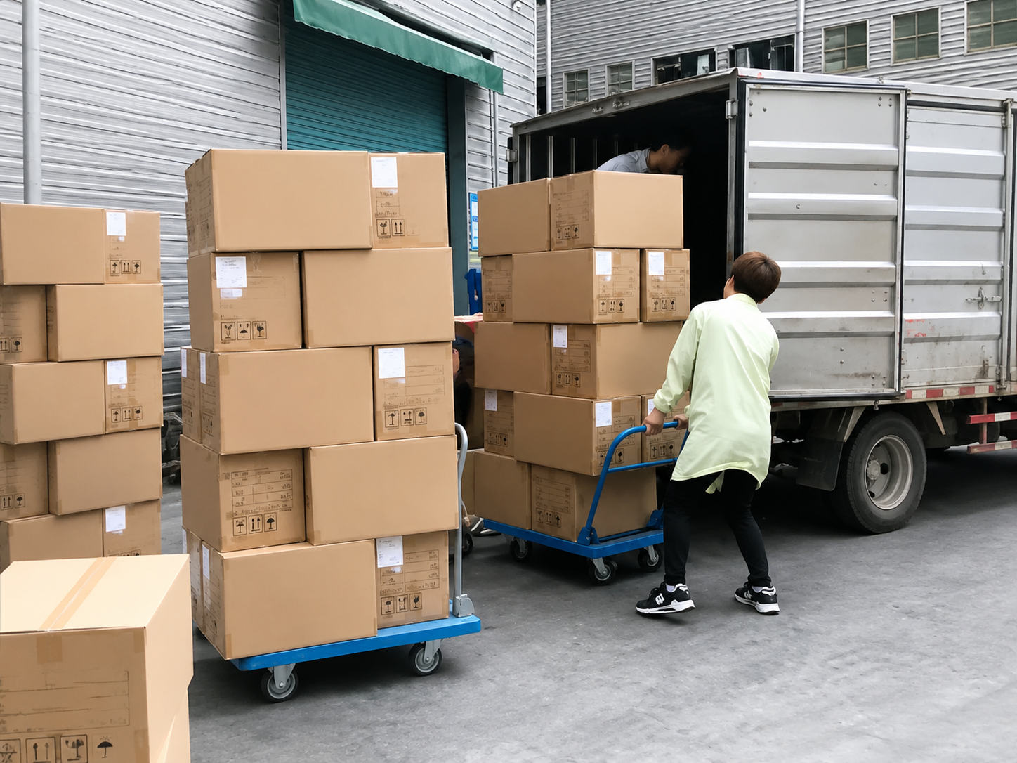 Sample orders and delivery coordination